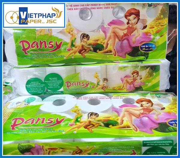 Giấy vệ sinh Pansy 10 cuộn công chúa
